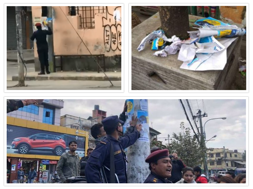कसले च्यात्न लगायो निर्मलाको पोस्टर? न सिडिओलाई थाहा छ, न प्रहरी, न गृह मन्त्रालयलाई