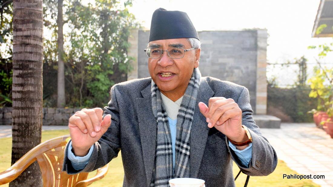 शशांकले नेतृत्व हस्तान्तरण गर्न आग्रह गरेपछि देउवाले भने : थाकेकाले पार्टीबाट बिदा लिँदा हुन्छ