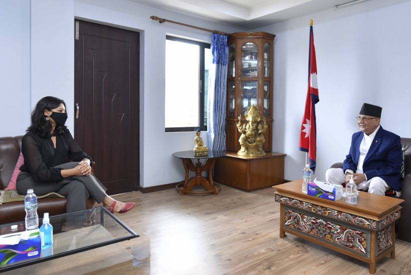 एमसीसीका उपाध्यक्षलाई ओलीले भने : सरकारमा हुँदा परियोजना अघि बढाउन हर प्रयास गरेँ तर शक्तिकेन्द्रले दिएनन्