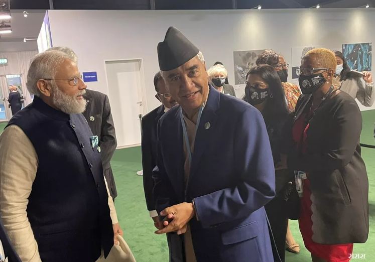 ग्लास्गोमा प्रधानमन्त्री देउवाले आज मोदी र राजपाक्षेसँग द्विपक्षीय भेटवार्ता गर्दै