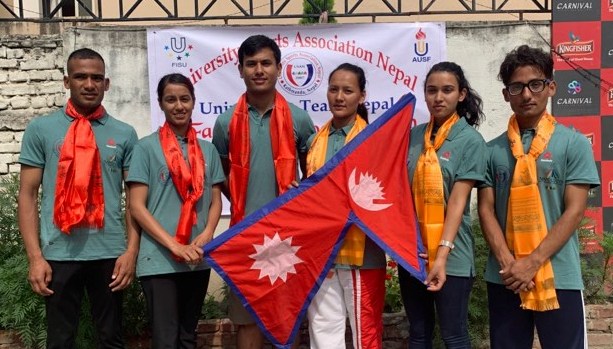 इटलीमा हुने ३०औं समर युनिभर्सियाड नेपालले दुई खेलमा प्रतिस्पर्धा गर्ने