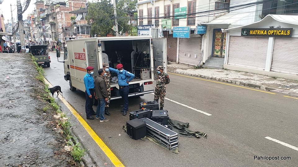 मैतीदेवीमा भेटिएको शंकास्पद बस्तु बम होइन, सीसी टीभीमा देखिएका मानिस खोज्दै प्रहरी