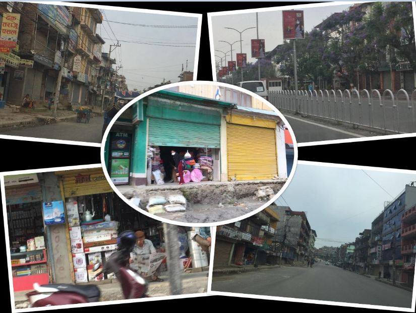 लकडाउनको ७३ औं दिन : कति पसल खुले ? जोरपाटी टु दरबारमार्ग