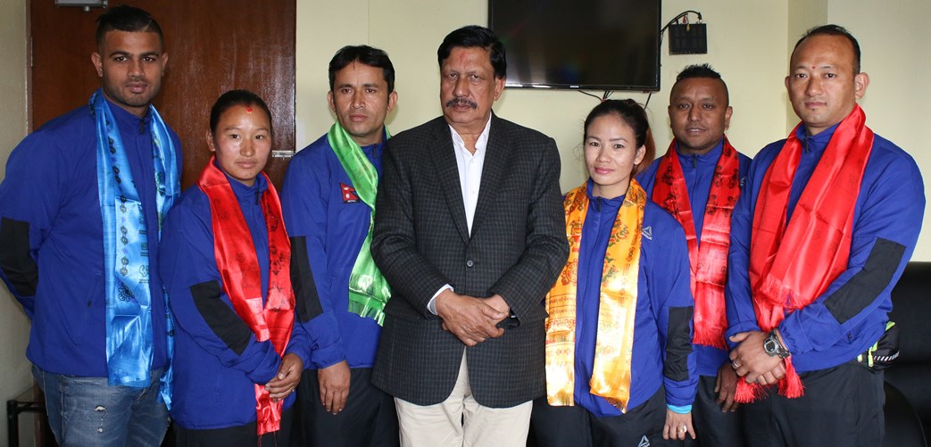 कराते सिरिज ए–२०१७ मा प्रतिस्पर्धा गर्न १३ नेपाली खेलाडी जापान प्रस्थान