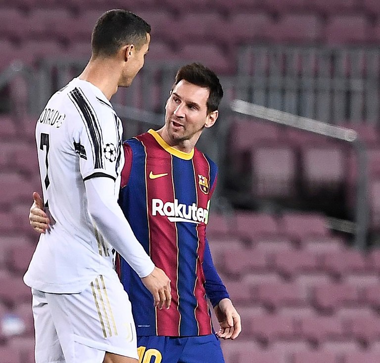 घरेलु मैदानमा बार्सिलोना युभेन्टससँग पराजित, रोनाल्डोको दोहोरो गोल