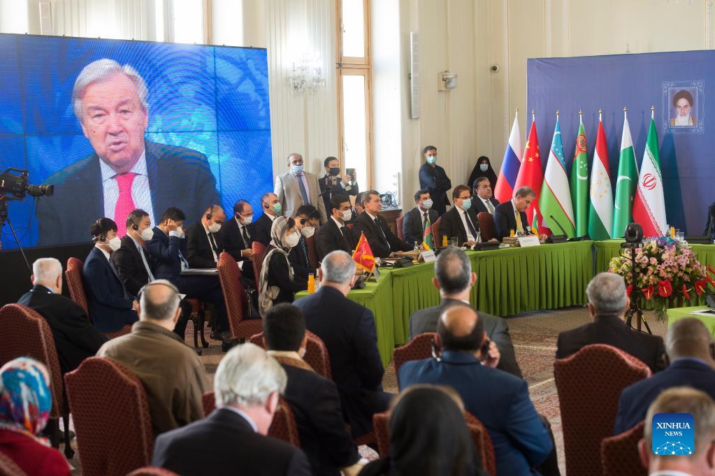 अफगानिस्तानको राजनीतिक भविष्यको लागि मध्यस्थता गर्न राष्ट्रसंघ महासचिवलाई इरानको आग्रह