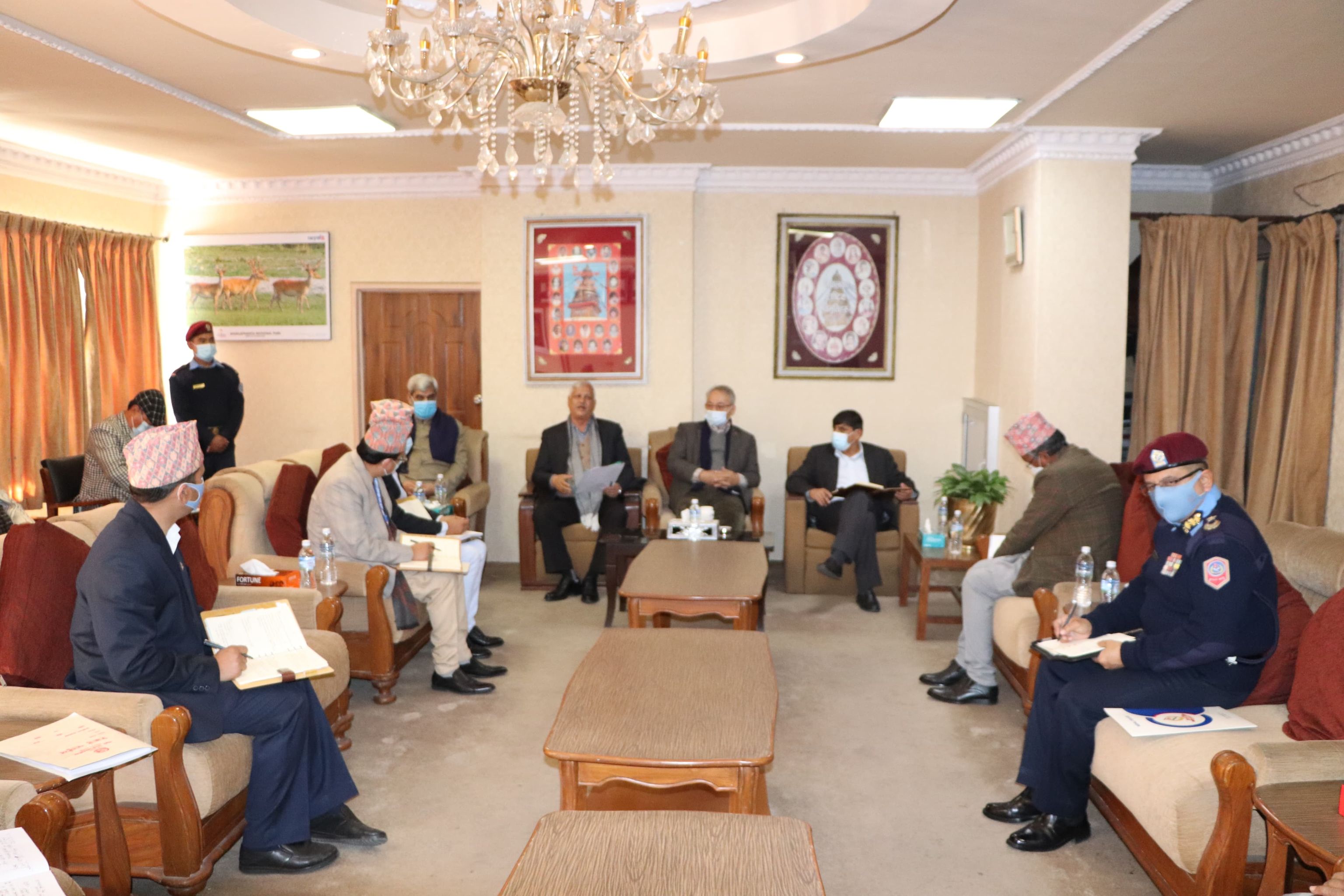 उखु किसानको समस्या समधान गर्न भन्दै गृह मन्त्रीको नेतृत्वमा बैठक