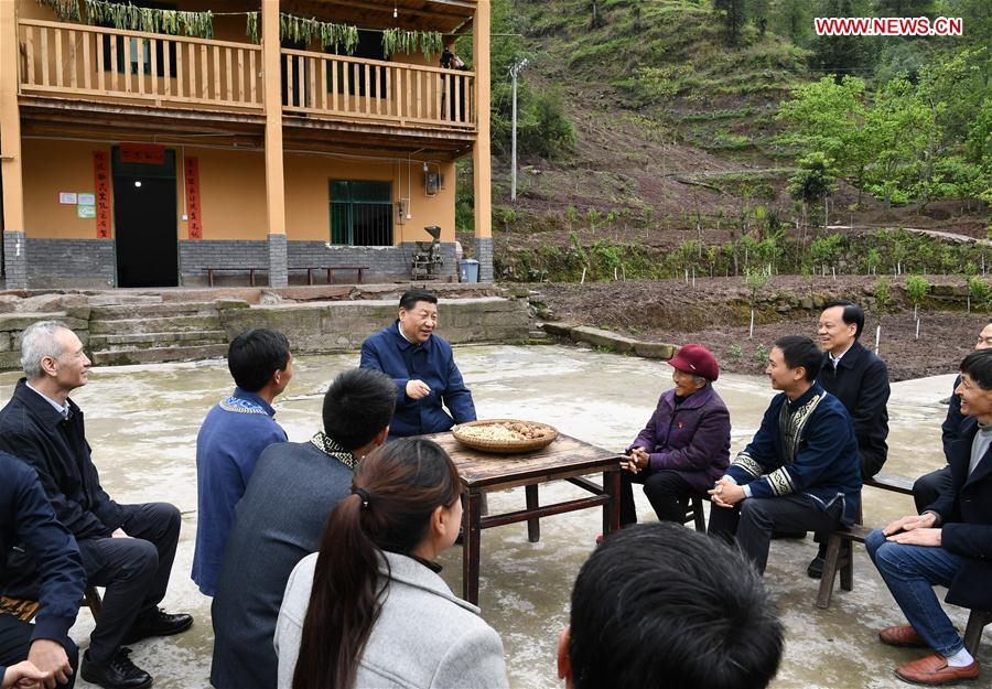 शिक्षा, स्वास्थ्य र आवासबारे जनतासँग छलफलका लागि गाउँगाउँ पुगे चीनका राष्ट्रपति, दर्जन फोटोमा हेर्नुस्