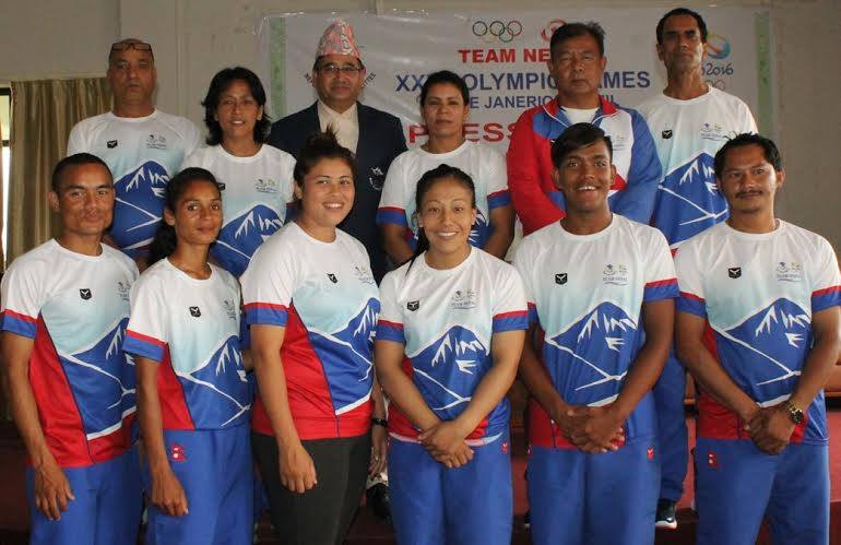 ​नेपाली ओलम्पिक टोली आज रियो जाँदै, फुपुल्हामुले नेपालको झन्डा बोक्ने