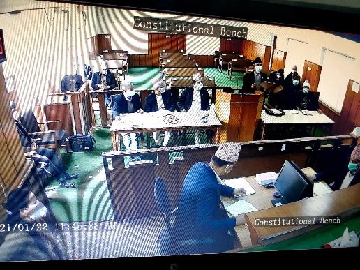 विघटनसम्बन्धि राजपत्र इजलासमा पेश