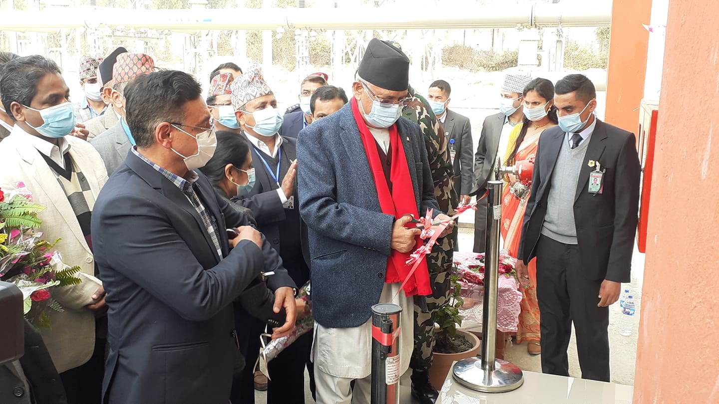देशकै सबैभन्दाबढी क्षमताको विद्युत सबस्टेशनको उदघाटन