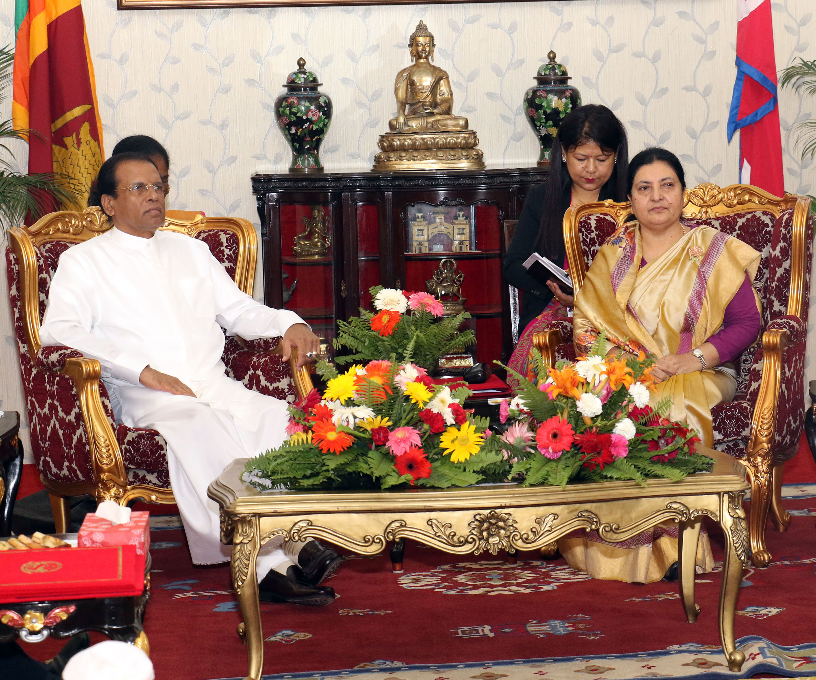 शीतल निवसमा श्रील‌ंकाका राष्ट्रपतिको ‘एडभान्स बर्थडे सेलिब्रेसन’, दुई समझदारीपत्रमा हस्ताक्षर गरी स्वदेश फर्कँदै