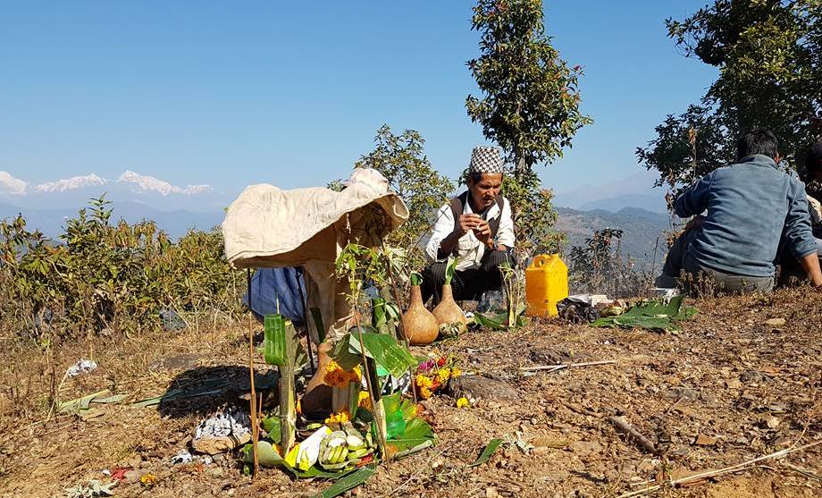 किराँत समुदायमा चासोक तङ्नामको रौनक, भगवानलाई न्वागी पूजा