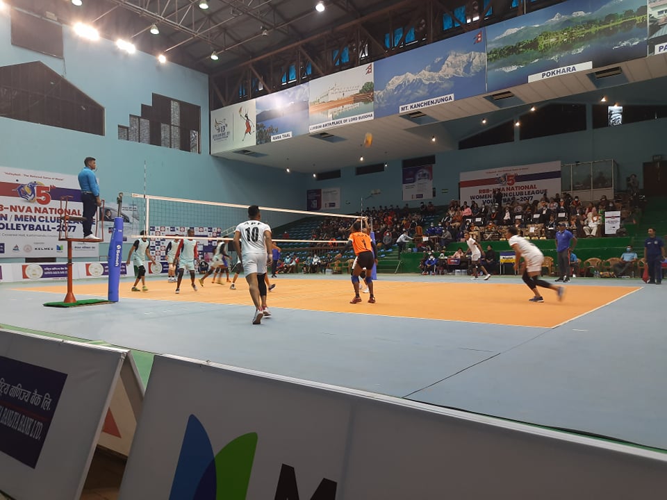 एनभीए नेशनल महिला/पुरुष क्लब भलिबल लिग : एपीएफको रोमाञ्चक जित