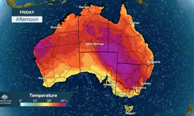 अस्ट्रेलियामा तापक्रम वृद्धिसँगै जनजीवन प्रभावित