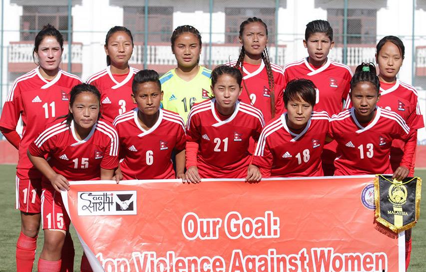 नेपाली महिला टोलीले मलेसियासँग मैत्रीपूर्ण फुटबल खेल्ने