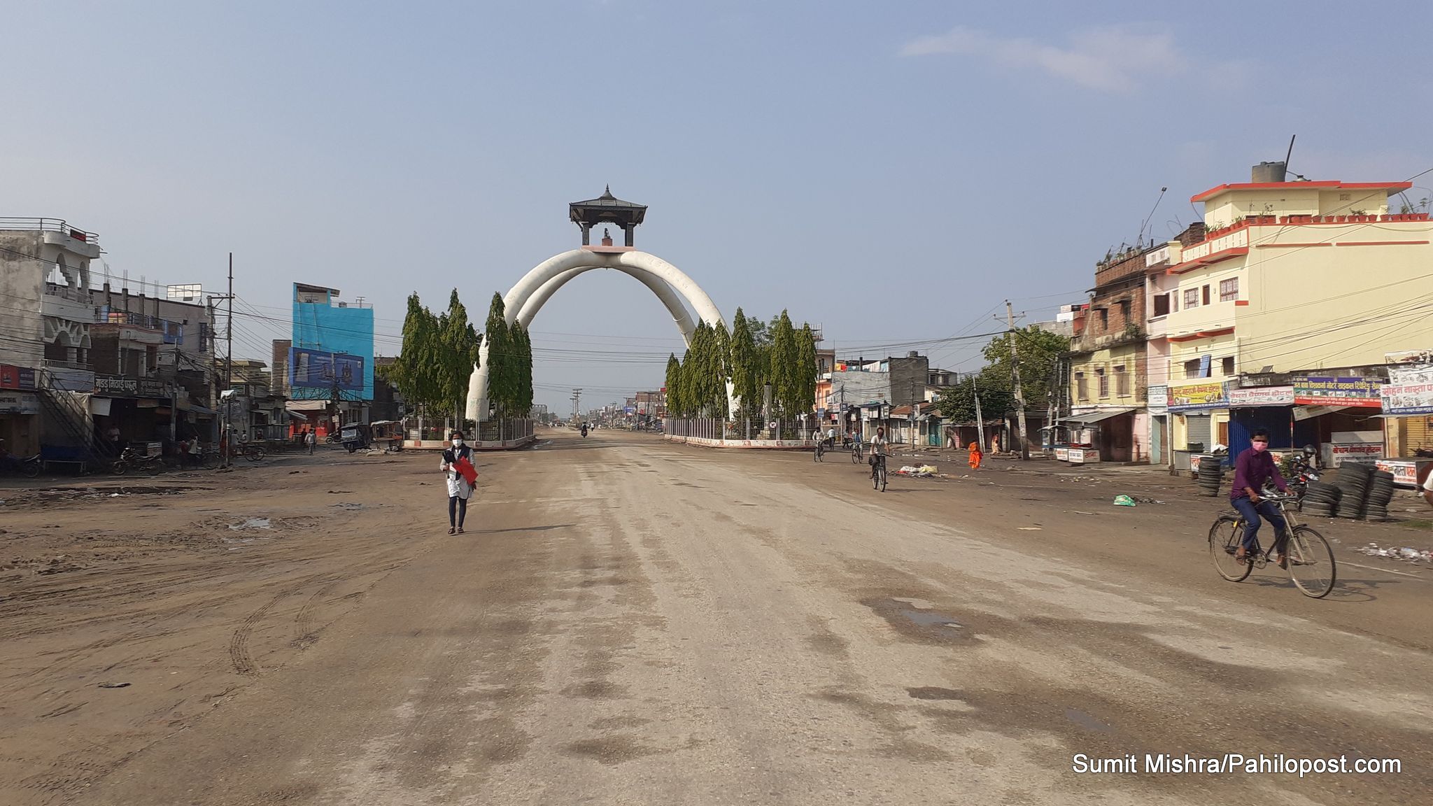 निषेधाज्ञाको चौँथो दिन सुनसान देखियो जनकपुरधाम