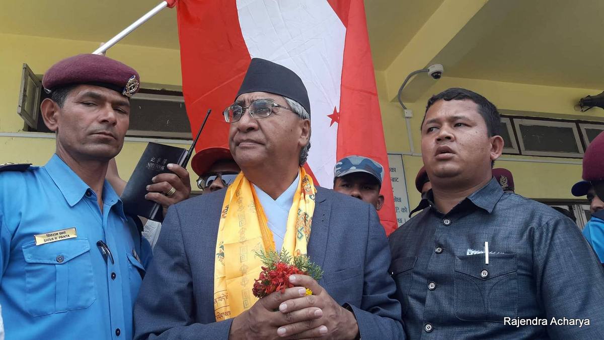 गठबन्धनमा भोट गर्न भरतपुरमा कांग्रेस सभापति देउवाको निर्देशन