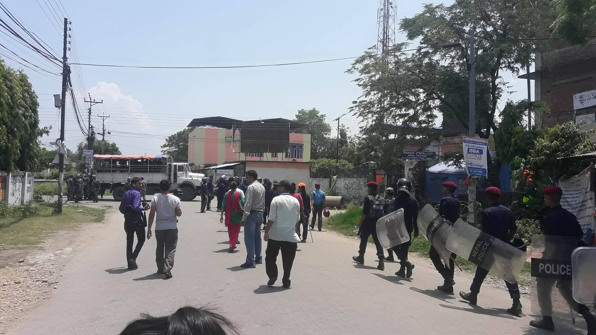 भरतपुर महानगरमा च्यातिएका मतपत्रको गन्ती सुरु