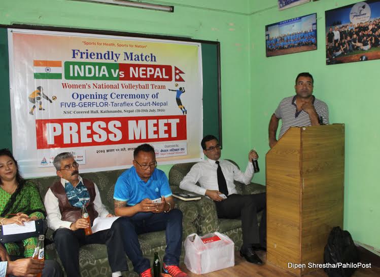 नेपाल-भारत महिला मैत्रीपूूर्ण भलिबलको तयारी पूरा, भारतीय टीम बुधबार आउँदै