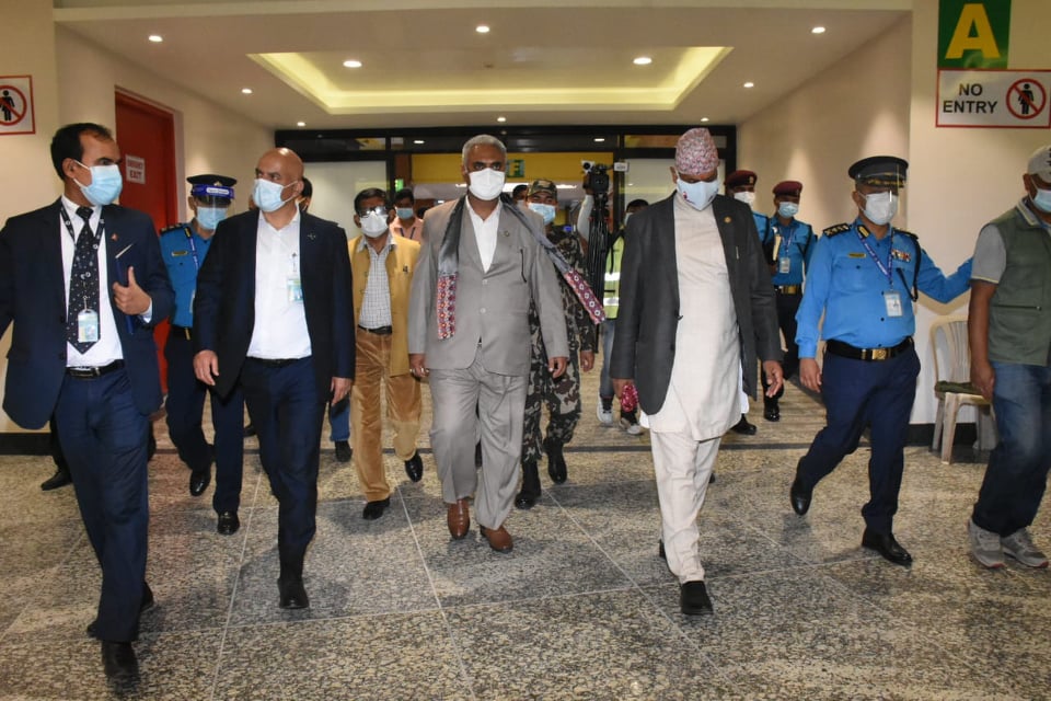 त्रिभुवन विमानस्थलको निरीक्षण गर्दै पर्यटनमन्त्री अरगरियाले भने, 'पर्यटक र नागरिकलाई दिने सेवा चुस्त बनाउनुपर्छ'