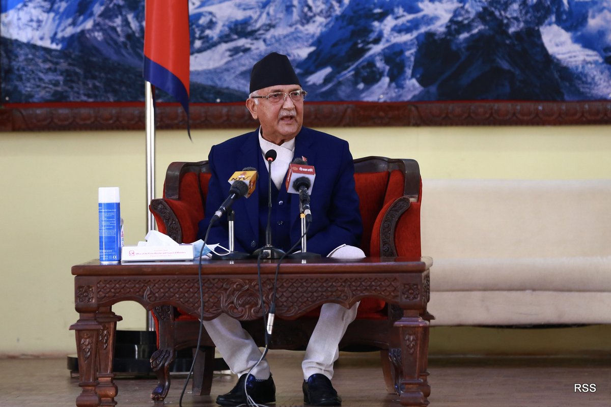 फेरि सरकारको नेतृत्व दावी गर्दै प्रम ओलीले भने : महामारीमै चुनाव गर्न सकिन्छ, दुई घन्टे प्रवचनको यस्तो छ सार