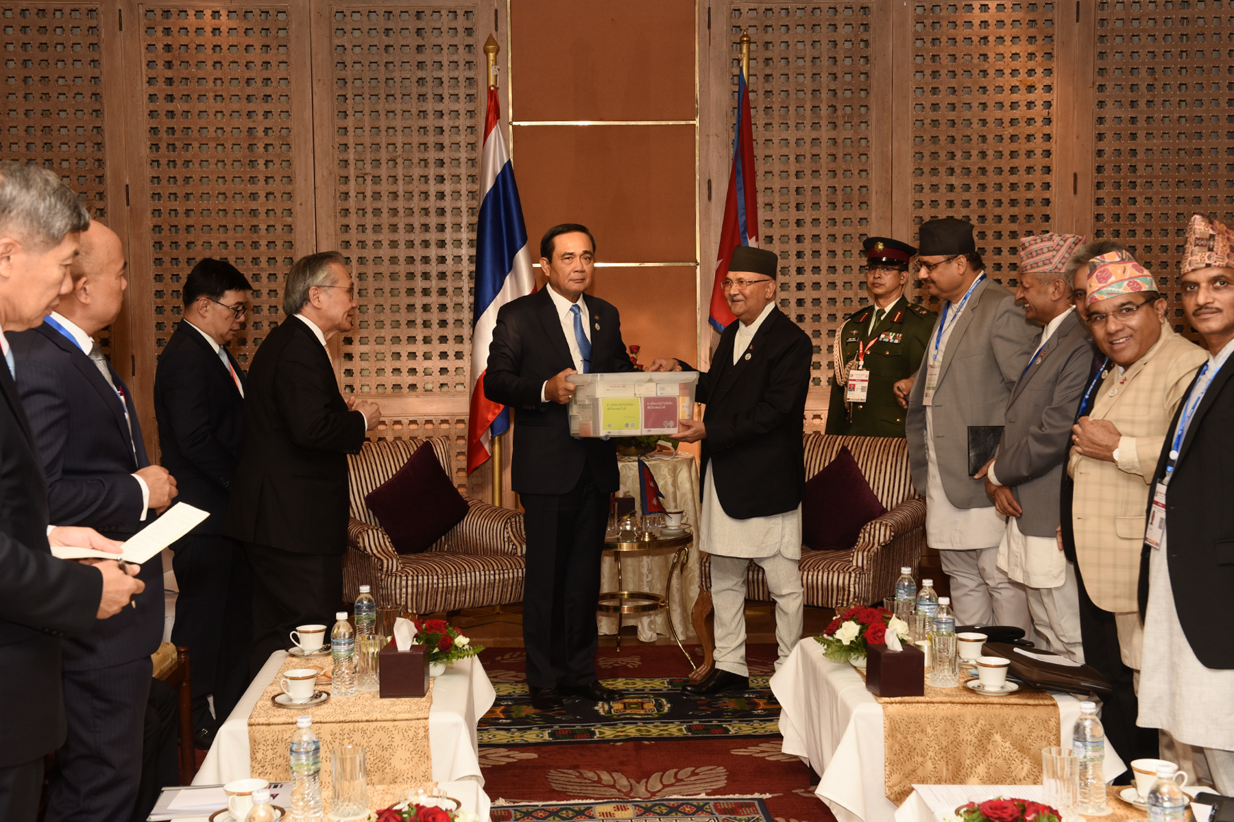 बिम्स्टेक साइडलाइनमा नेपाल-थाइल्याण्ड द्वीपक्षीय वार्ता : थाइल्याण्डले १६ करोड बराबर मेडिकल सहायता दिने