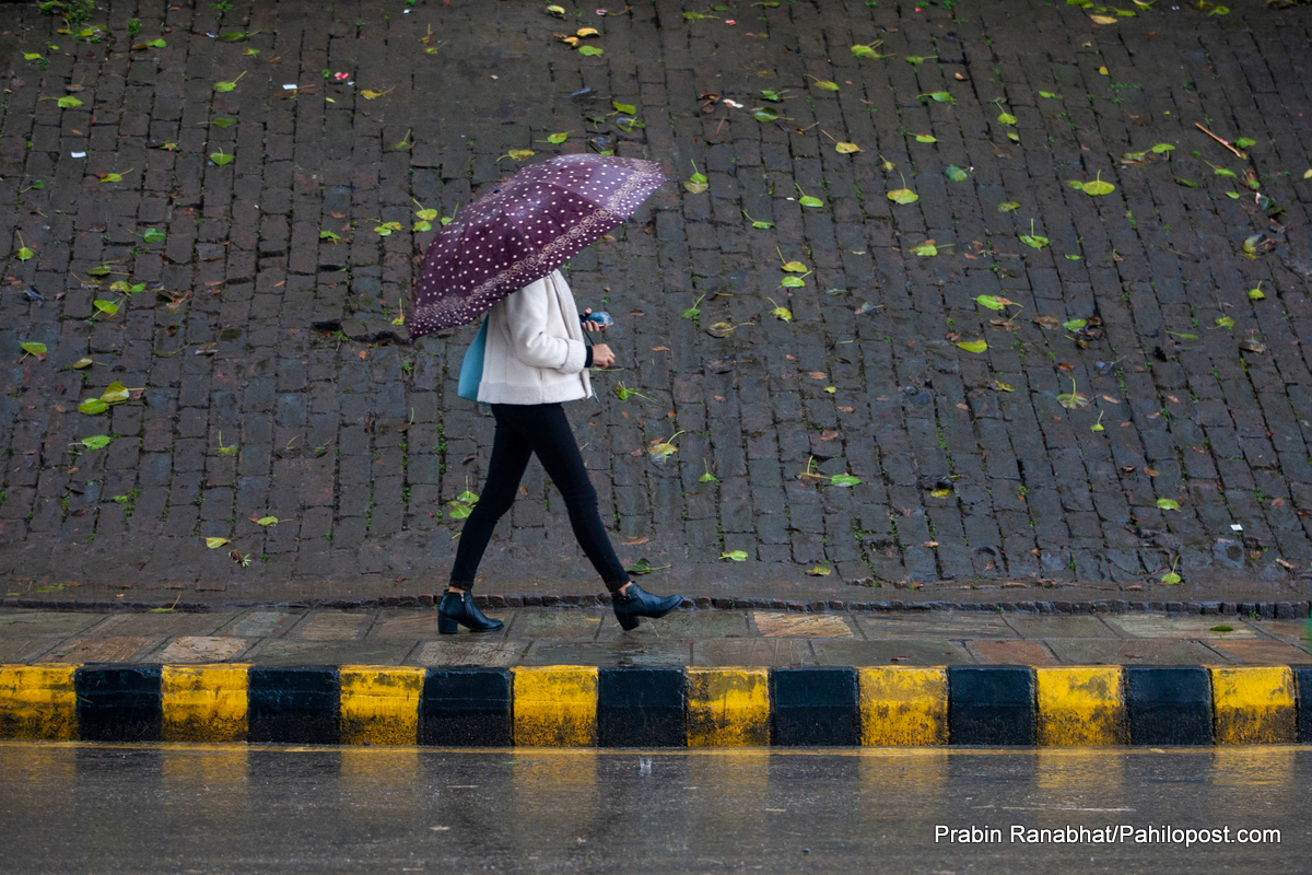 आजको मौसम : अधिकांश स्थानमा हल्कादेखि मध्यम वर्षाको सम्भावना