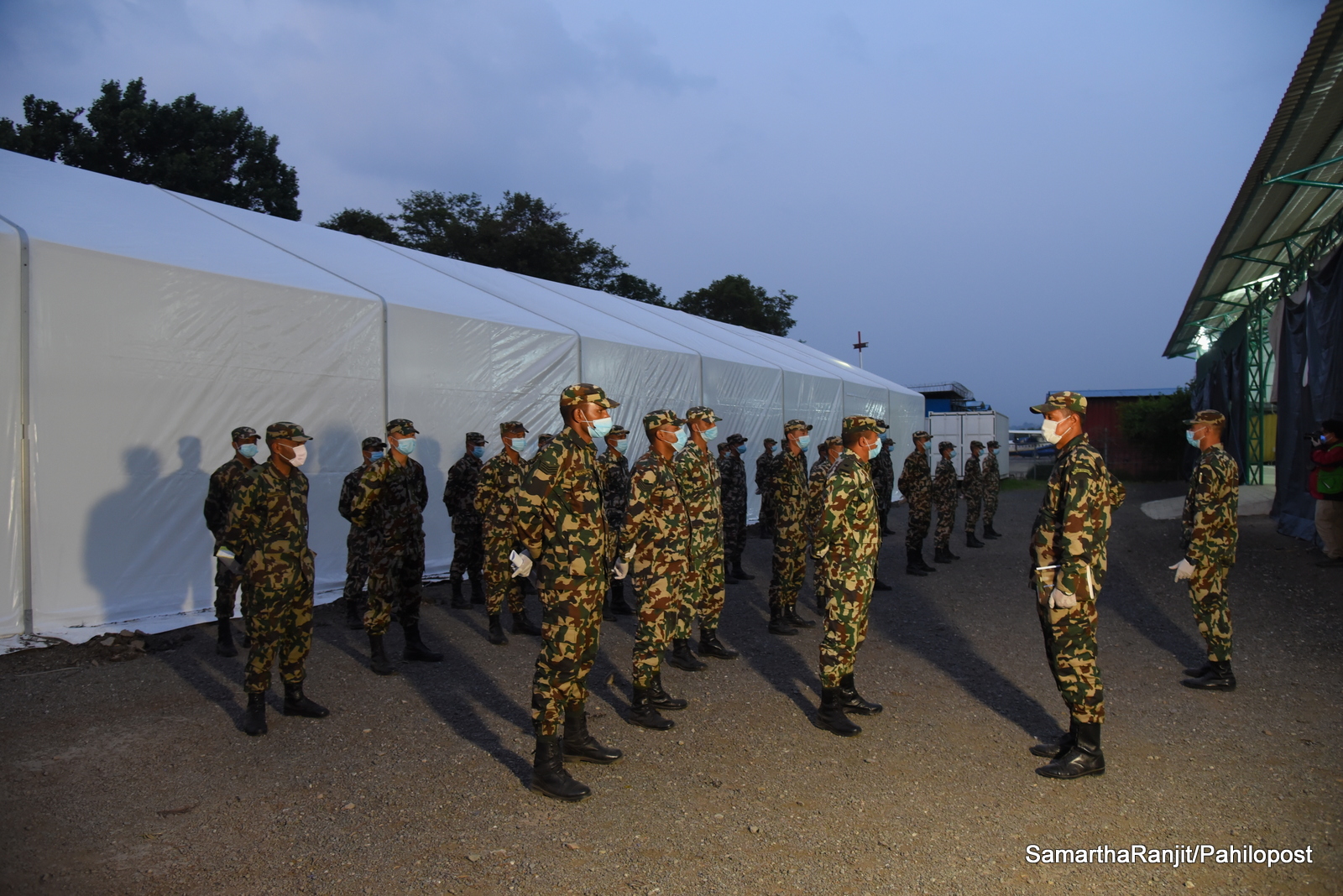 १६ जना नेपाली सेनामा कोभिड १९ संक्रमण