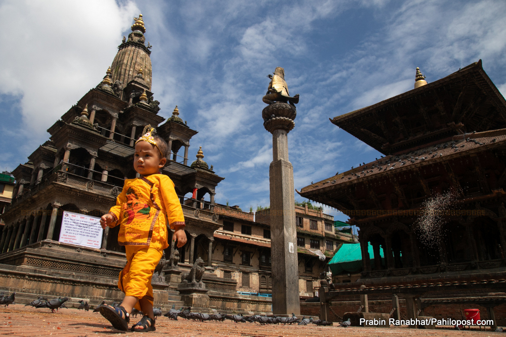 आज कृष्ण जन्माष्टमी, पाटनको कृष्ण मन्दिरमा बिहानैदेखि भक्तजनको भिड