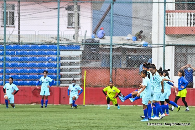 एसियन कप क्वालिफायर्सका लागि २३ सदस्यीय महिला फुटबल टोलीको घोषणा