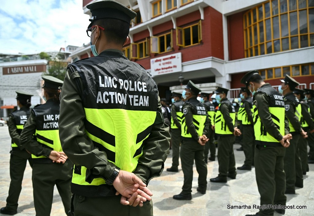 ललितपुर महानगरपालिकामा 'एलएमसी पुलिस एक्सन टिम' गठन