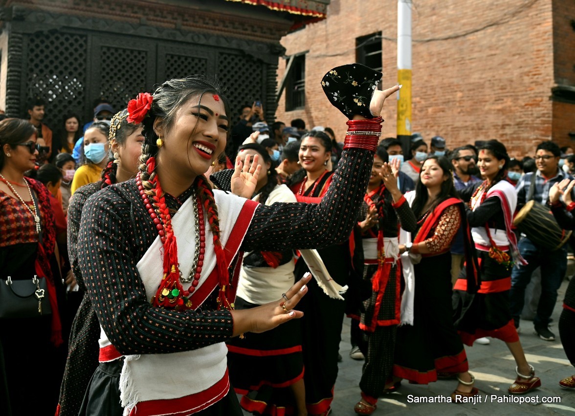 न्हूदँया भिंतुना : दृश्यमा वसन्तपुरको सांस्कृतिक र्‍याली