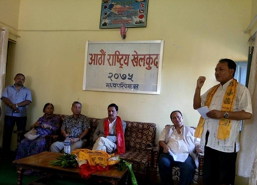 आठौँ राष्ट्रिय खेलकूद प्रतियोगिताको मस्कट हात्तीको बच्चा (छावा)