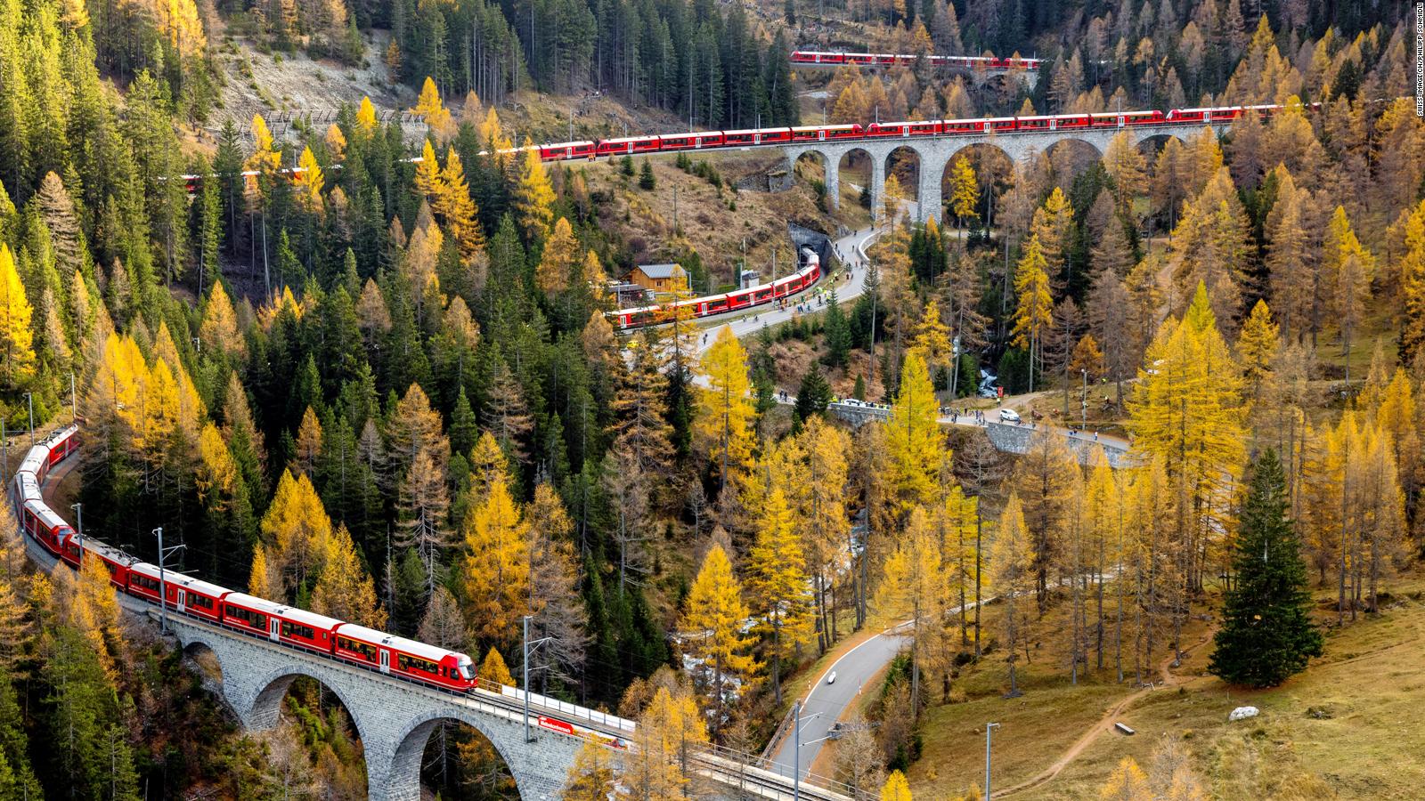 स्विट्जरल्याण्डमा विश्वकै लामो ट्रेन : २ किलोमिटर लामो रेलमा छन् १०० वटा डिब्बा