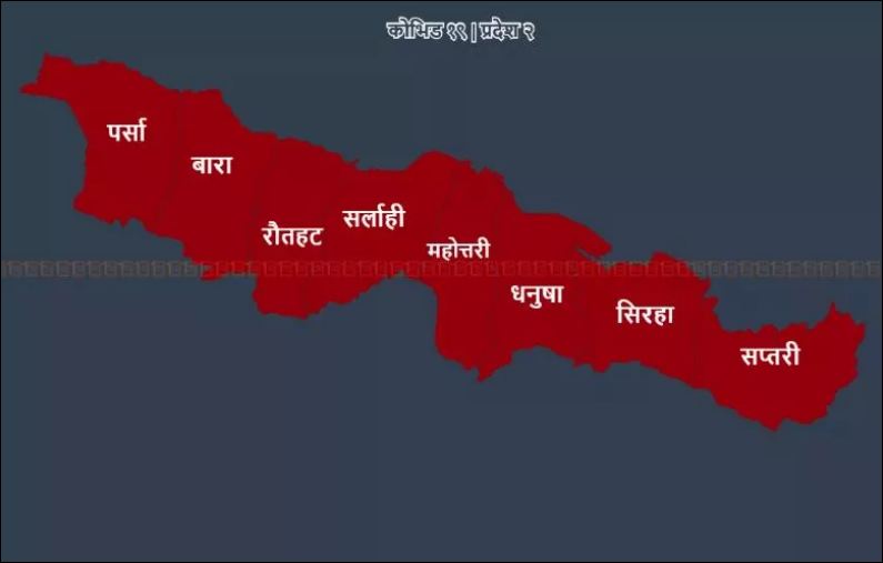 प्रदेश २ मा २४ घण्टामा १०२ जनामा कोरोना संक्रमण, १२२ जना उपचारपछि घर फर्किए