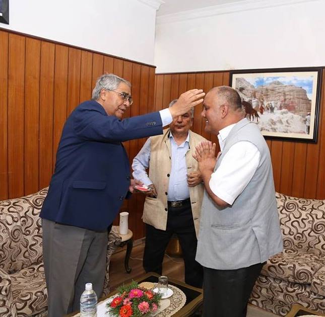 समाहित भयो अखण्ड पार्टी नेपाल नेपाली कांग्रेसमा, देउवाले गरे स्वागत
