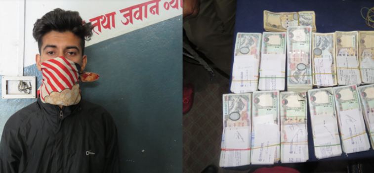 हुन्डी कारोबारी पक्राउः मोबाइलमा ३३ लाख रुपैयाँ कारोबारको रेकर्ड