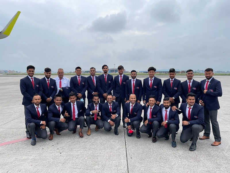 नेपाली क्रिकेट टोली ओमन प्रस्थान