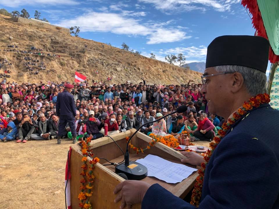 कम्युनिष्ट शासन व्यवस्थाले कर्णालीको मुहार फेर्दैनः प्रधानमन्त्री 