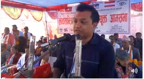 गोरखा पुगेर गगन थापाले भने, ‘बाबुरामले जित्नु नै कांग्रेस जित्नु हो ’
