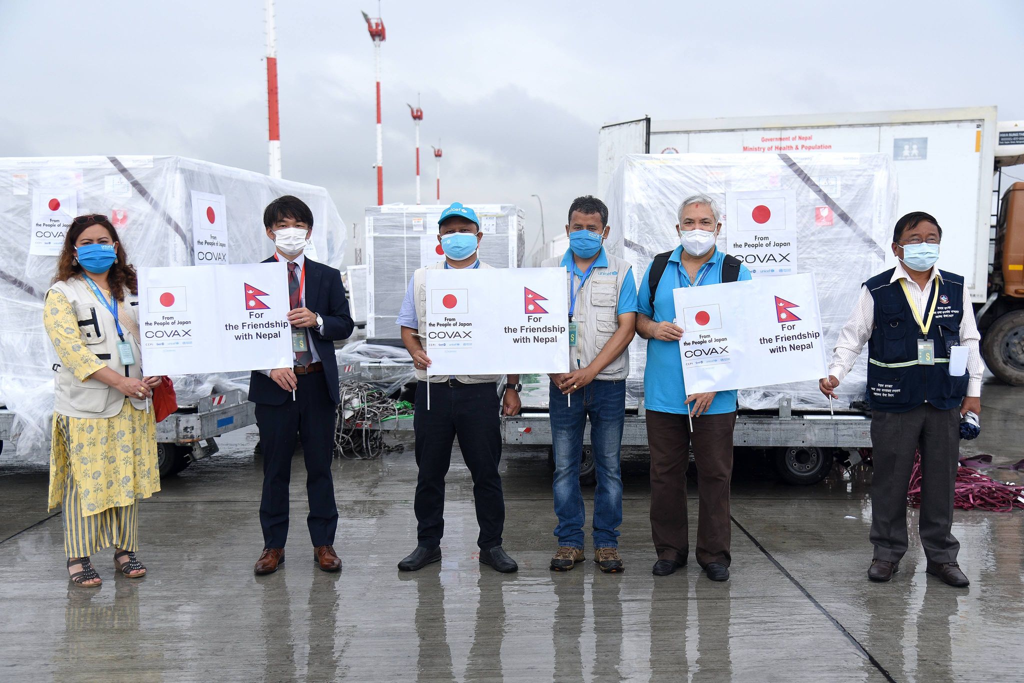 कोभ्याक्स प्रणालीमार्फत् जापानबाट आउने खोप सबै नेपाल आइपुग्यो