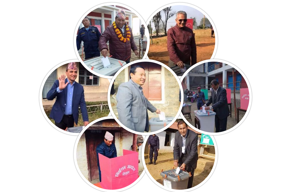 हाइप्रोफाइल उम्मेदवार, कसले कहाँबाट गरे मतदान?