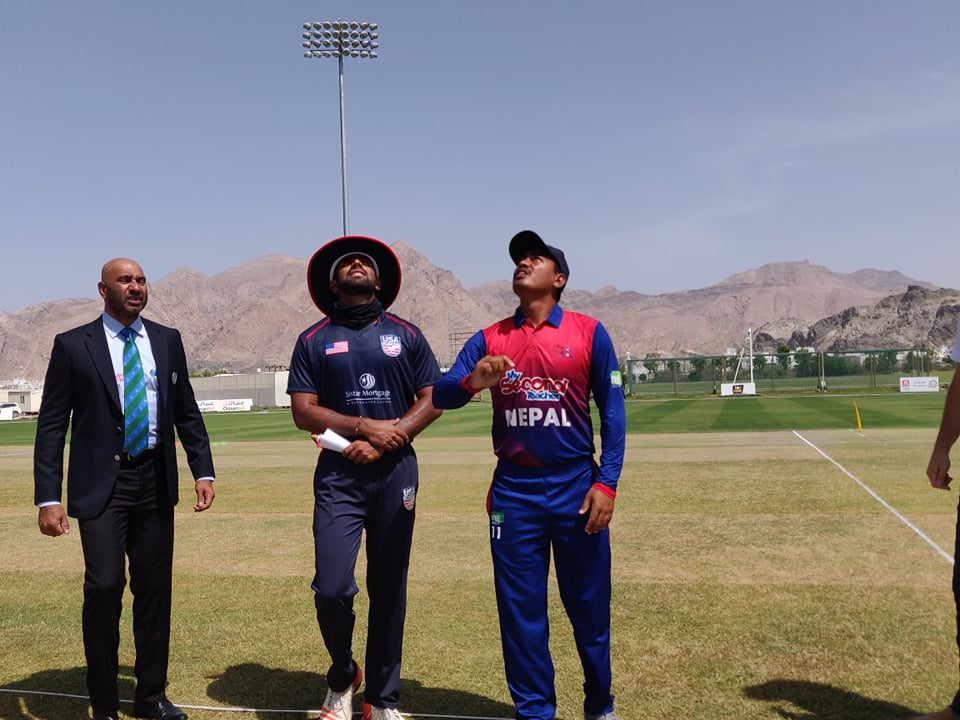 लिग २: नेपालले टस हार्‍यो, अमेरिका ब्याटिङमा