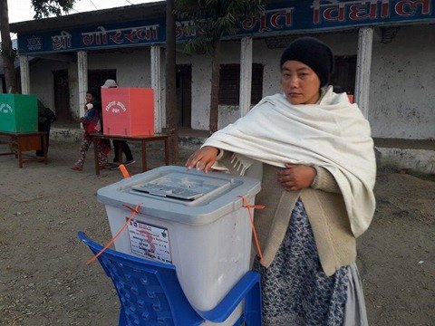 माओवादी केन्द्रकी नेतृ विना मगरले गरिन् मतदान