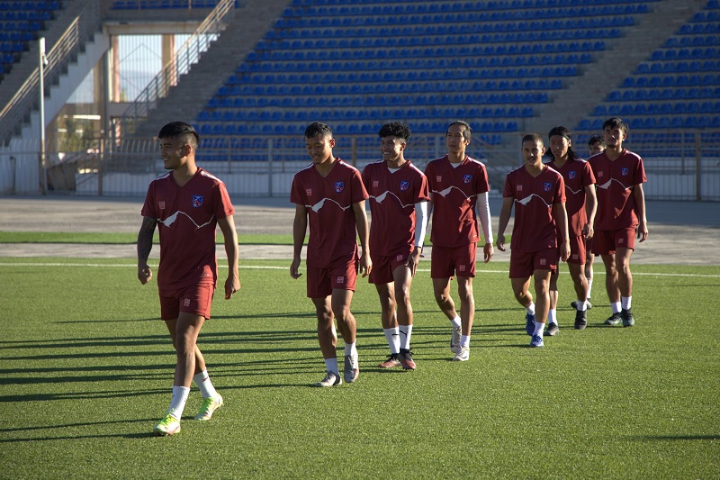नेपाल यू २३ फुटबल टोलीले आज इरानको सामना गर्दै
