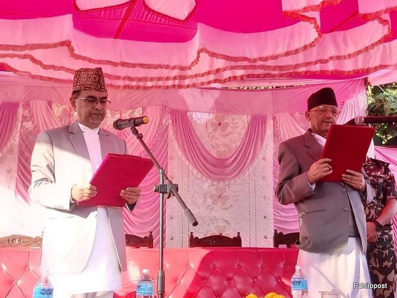 मुख्यमन्त्री पाण्डेले कात्तिक २२ गते विश्वासको मत लिने