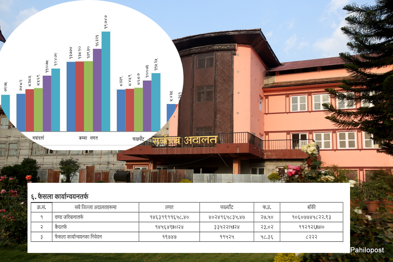 अदालतले उठाउन सकेनन् ११ अर्ब जरिवाना, विशेष अभियान पनि सफल भएन