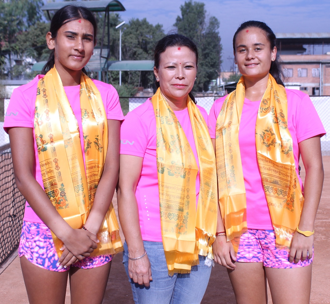  नेपालका द्ई टेनिस खेलाडी सिंगापुर जाँदै