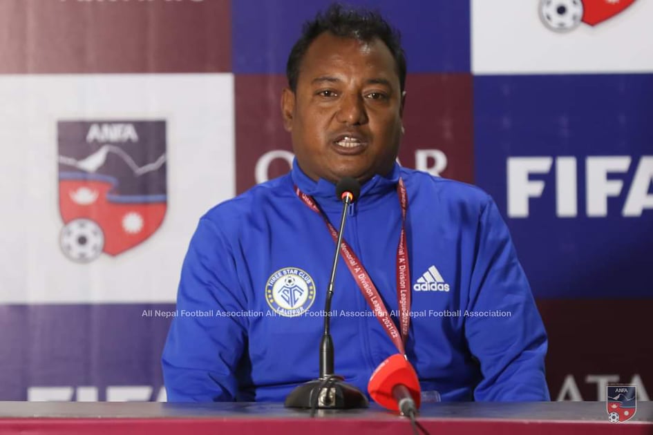 पराजय पछि थ्री स्टारका प्रशिक्षक श्रेष्ठको प्रतिक्रिया : स्ट्राइकिङमा समस्या रह्यो, बल होल्ड गर्न सकेनौं